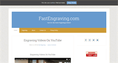 Desktop Screenshot of fastengraving.com